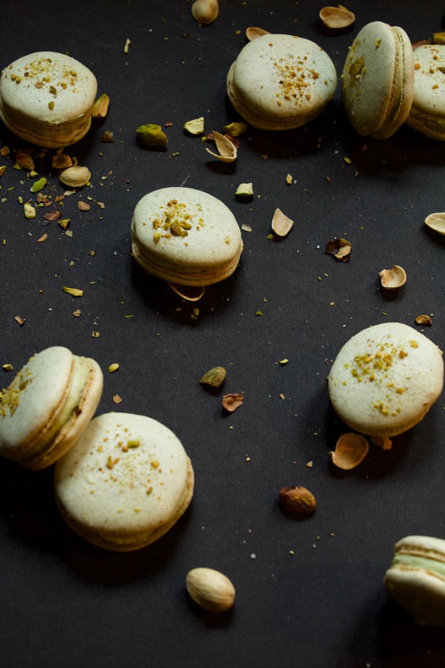 over-mixed swiss macarons