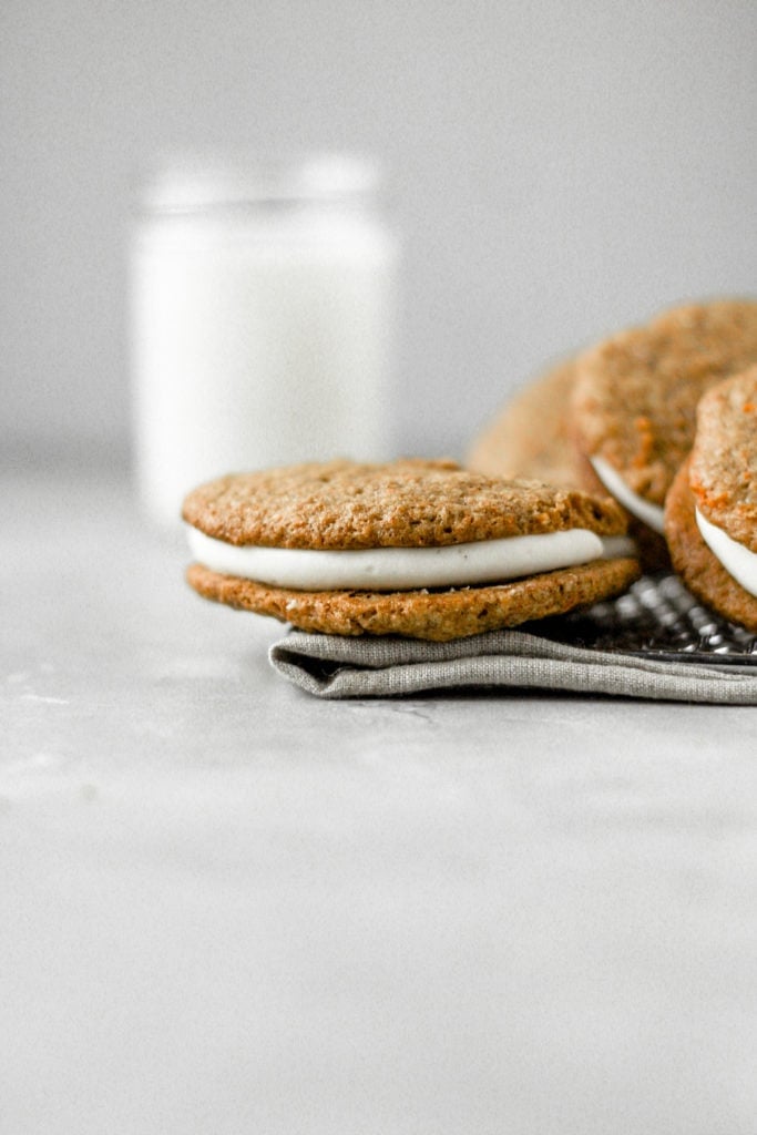 carrot cake sandwich cookies