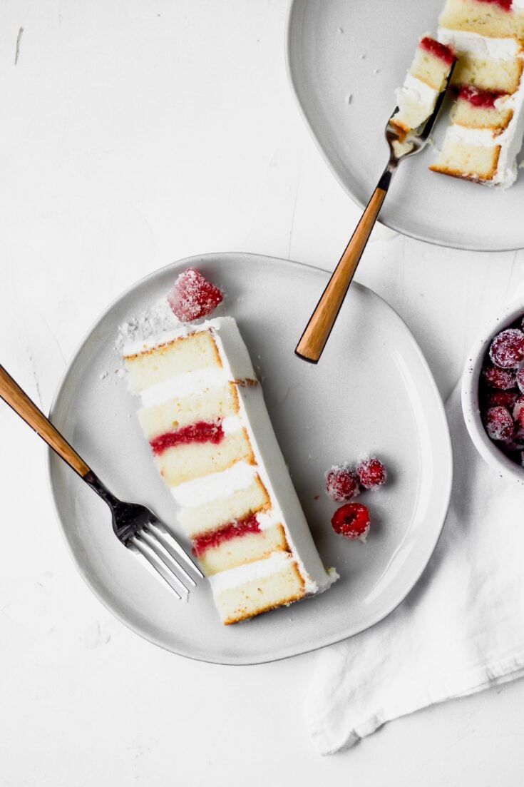 Almond Raspberry Cake