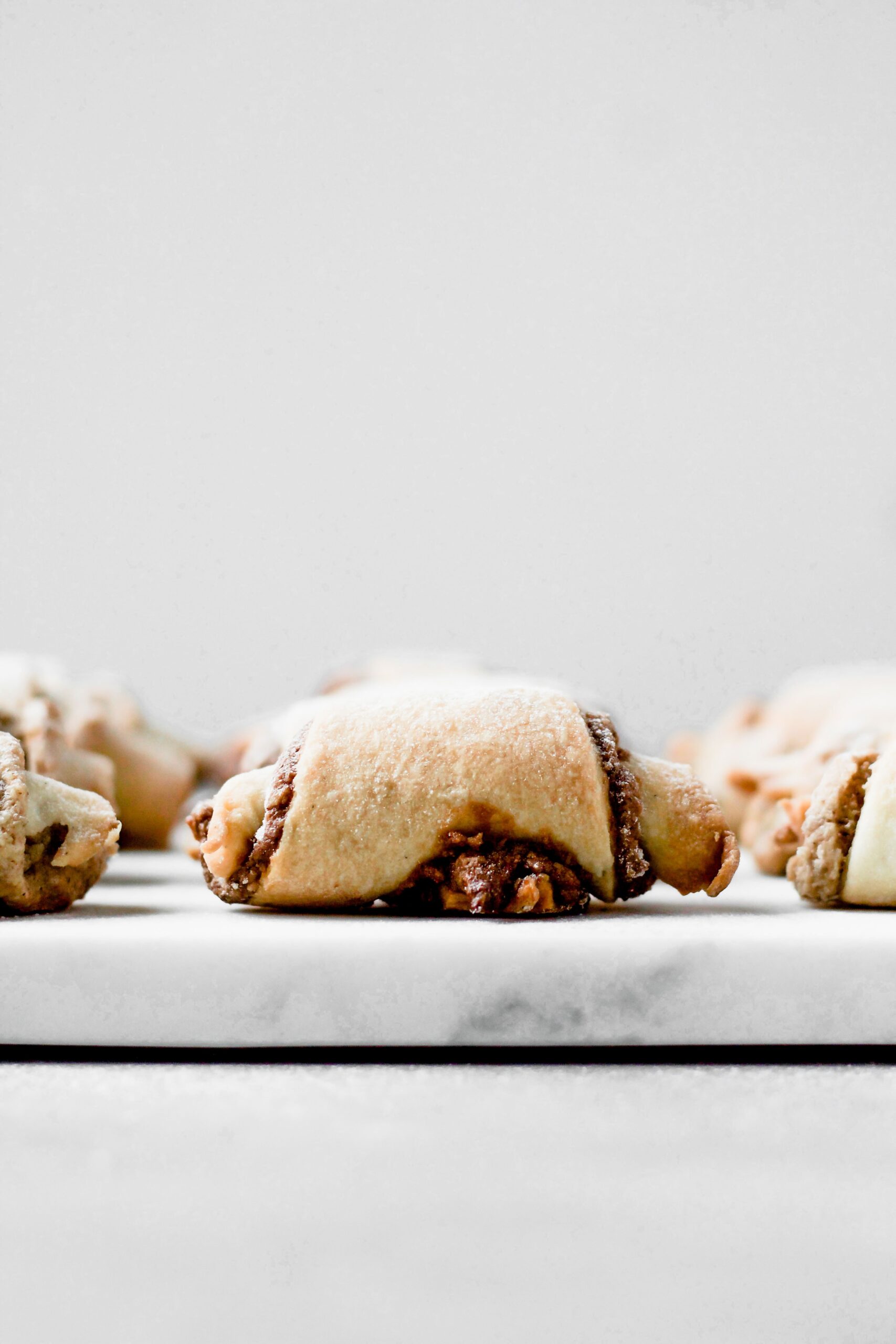 walnut chocolate rugelache