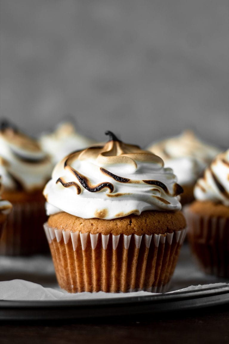 Peanut Butter S'mores Cupcakes