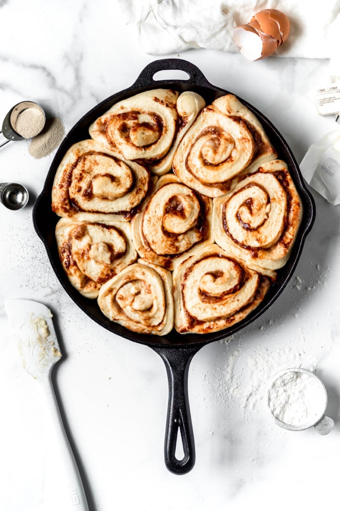 Apple Butter Brioche Cinnamon Rolls