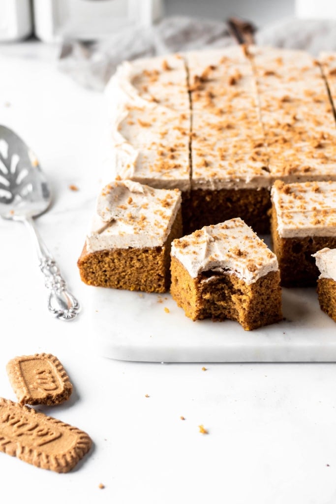 pumpkin chai cake bite shot