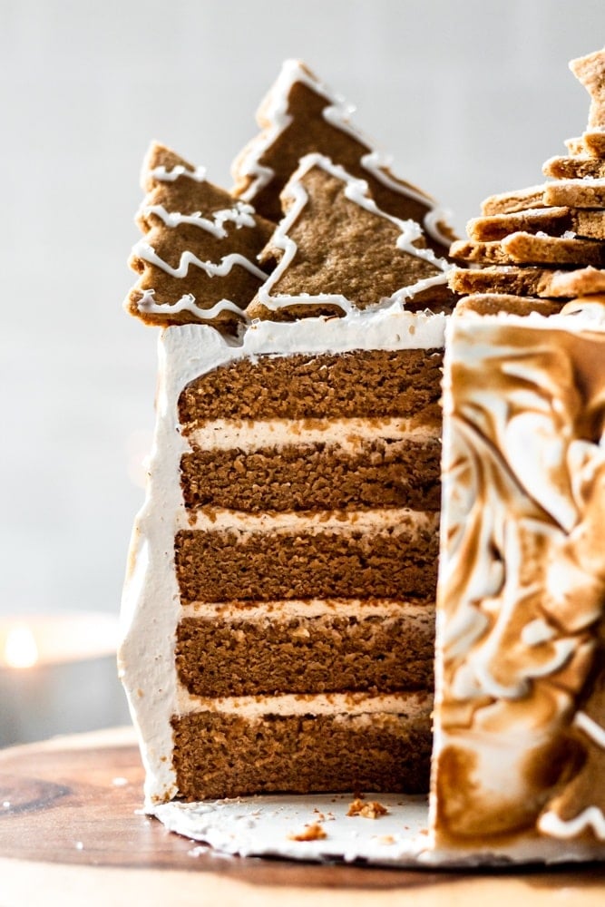gingerbread cake with cream cheese frosting