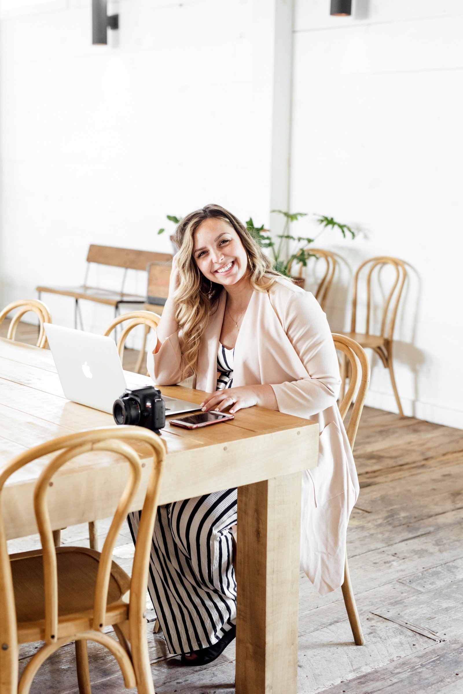 bernice baran sitting at a table