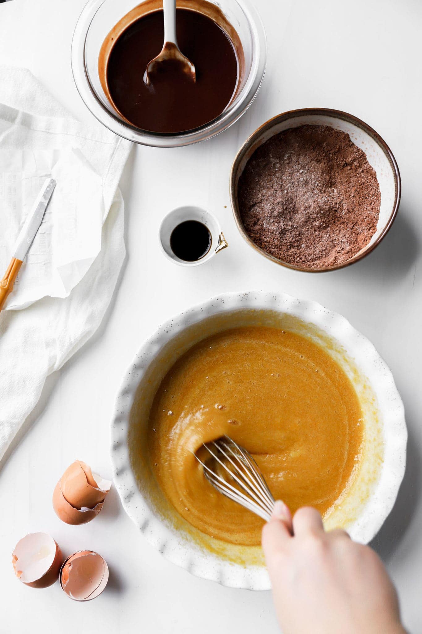 Hot Chocolate Brownies with Toasted Marshmallows Baran Bakery