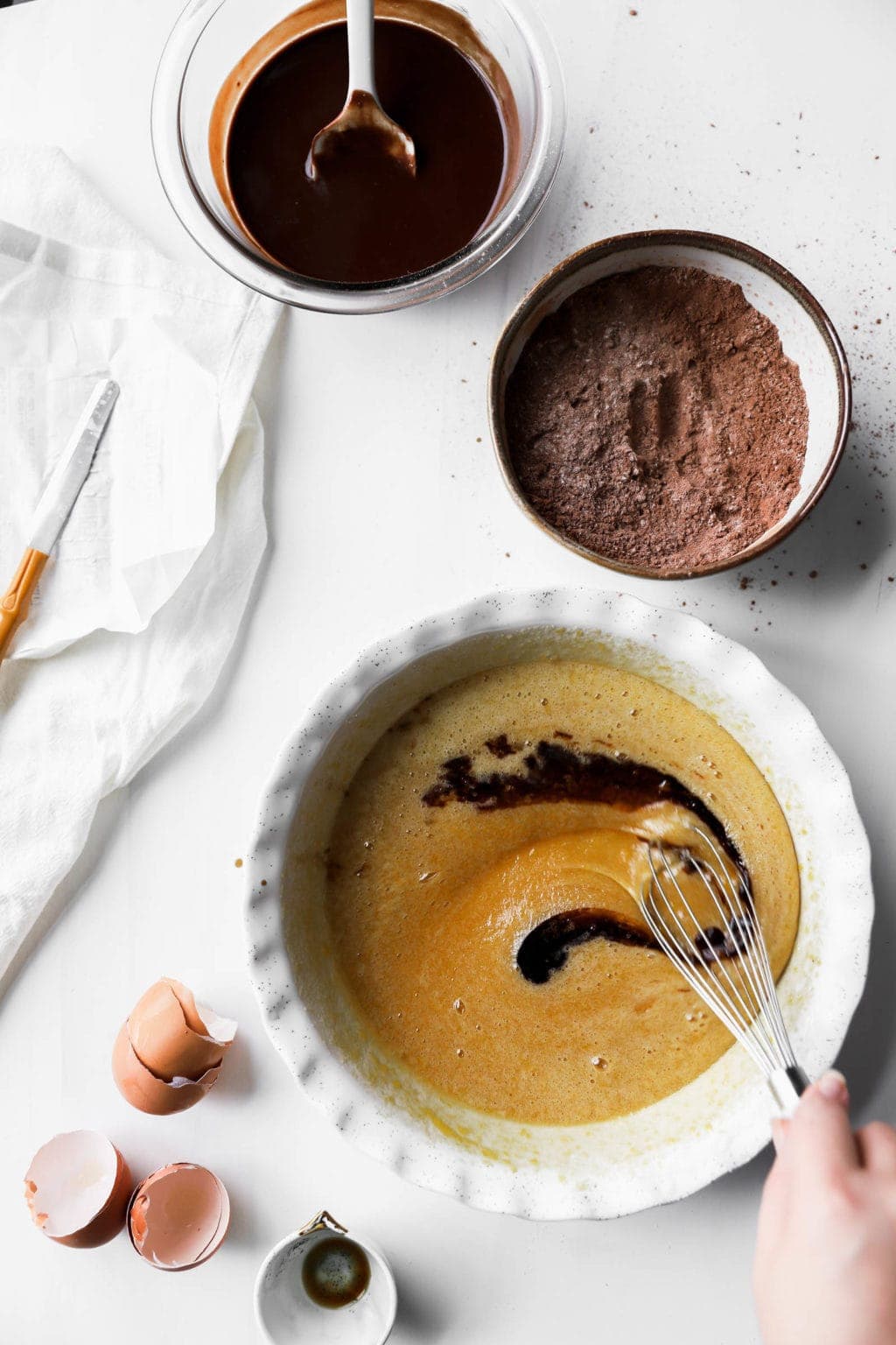 Hot Chocolate Brownies with Toasted Marshmallows Baran Bakery