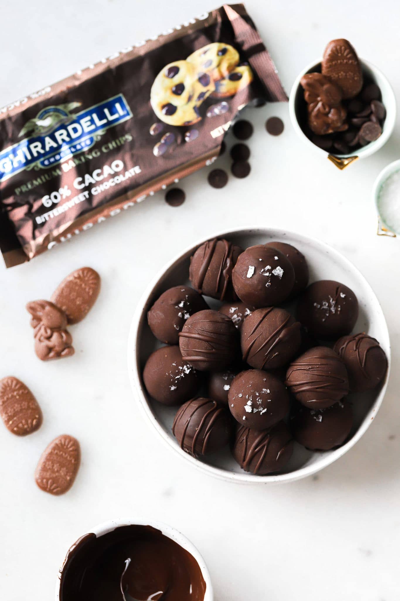 Brownie Truffles with Ghirardelli Chocolate Baran Bakery
