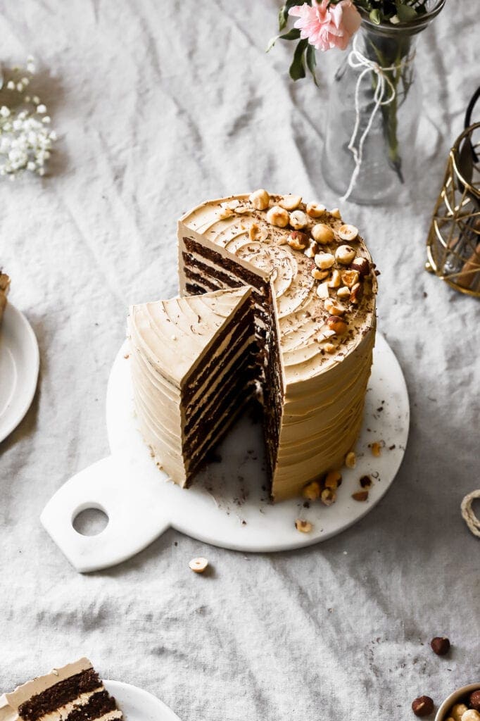 mocha layer cake