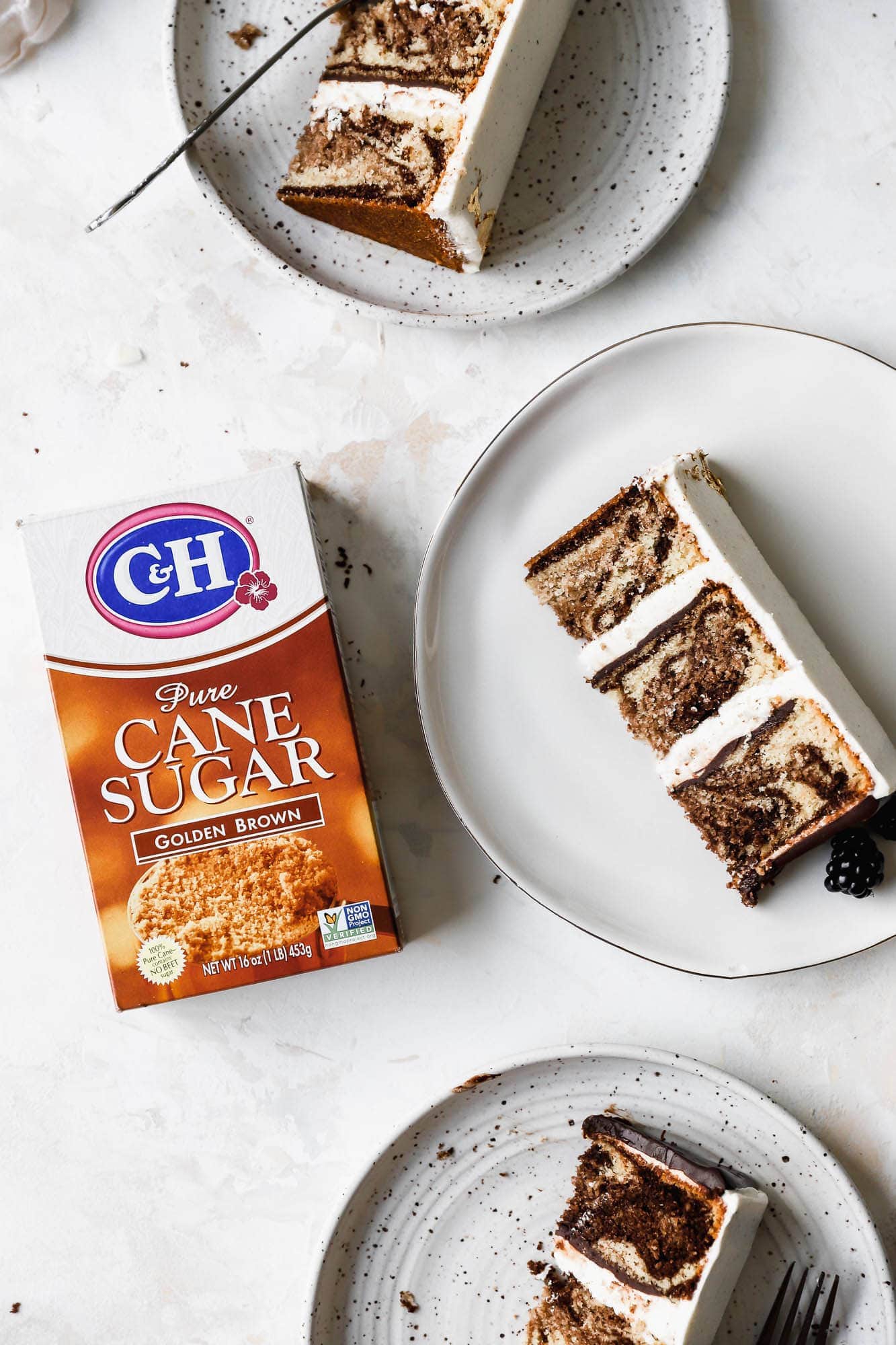 Marble Cake with Buttercream Frosting Baran Bakery