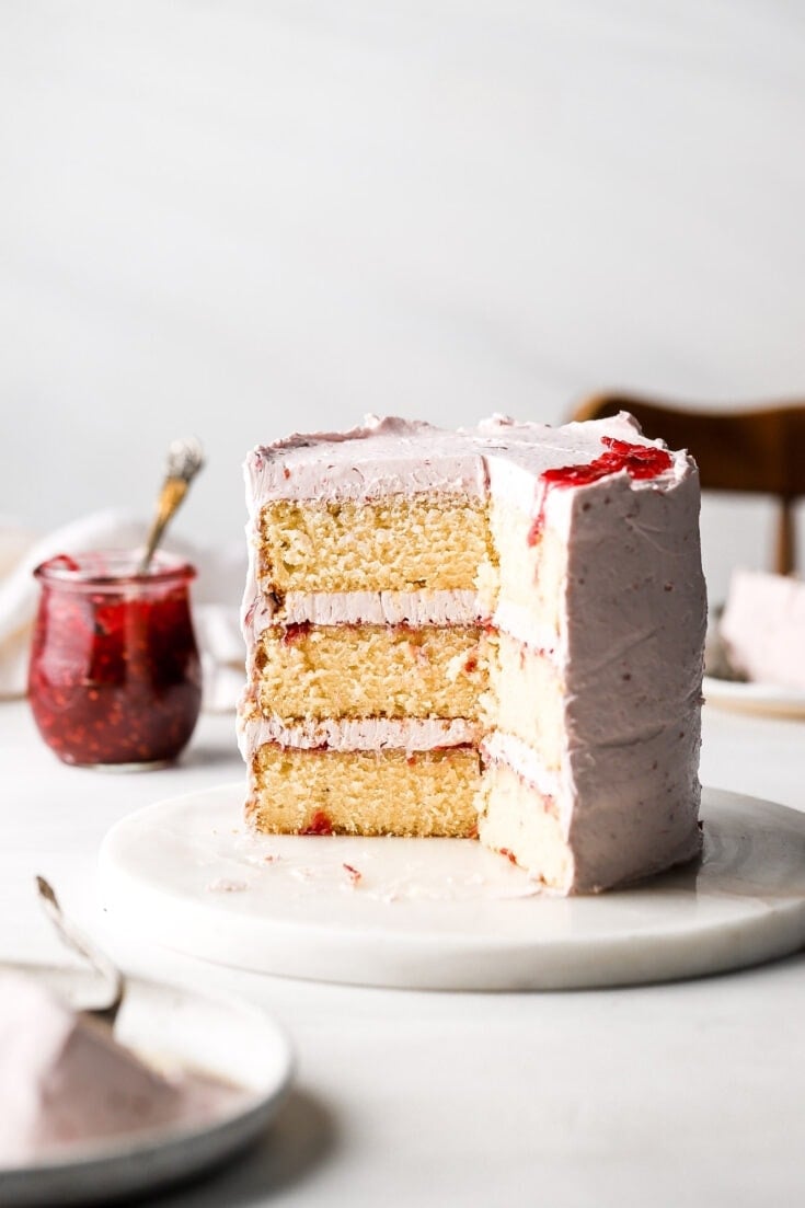 Vanilla Rhubarb Cake