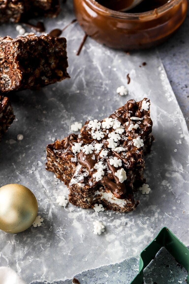 christmas rice krispie treats