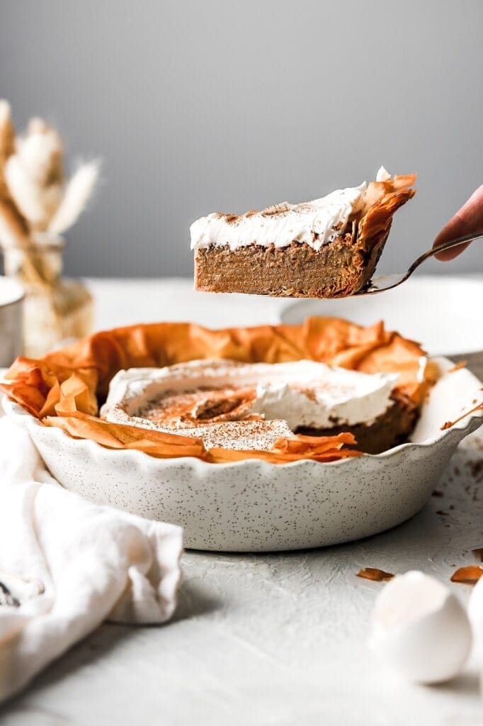 gingerbread pie slice