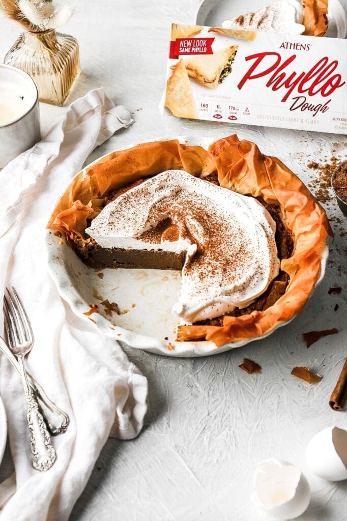 gingerbread pie with athens foods