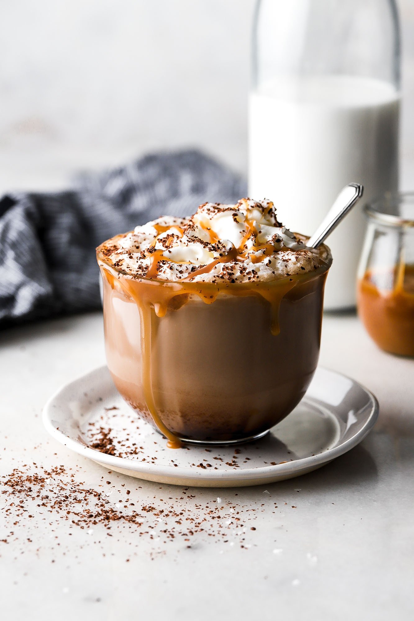 Iced Chai Latte with Homemade Chai Concentrate - Baran Bakery