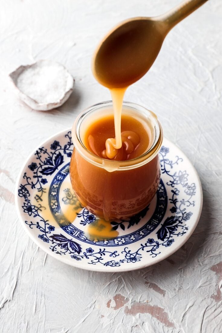 homemade salted caramel sauce