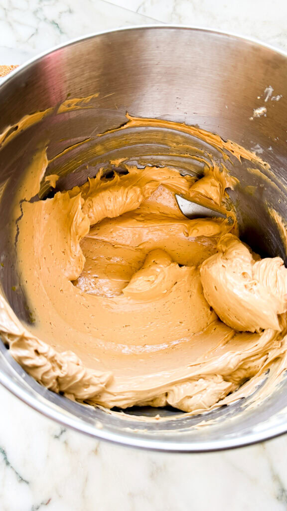 french buttercream with coffee added to it.