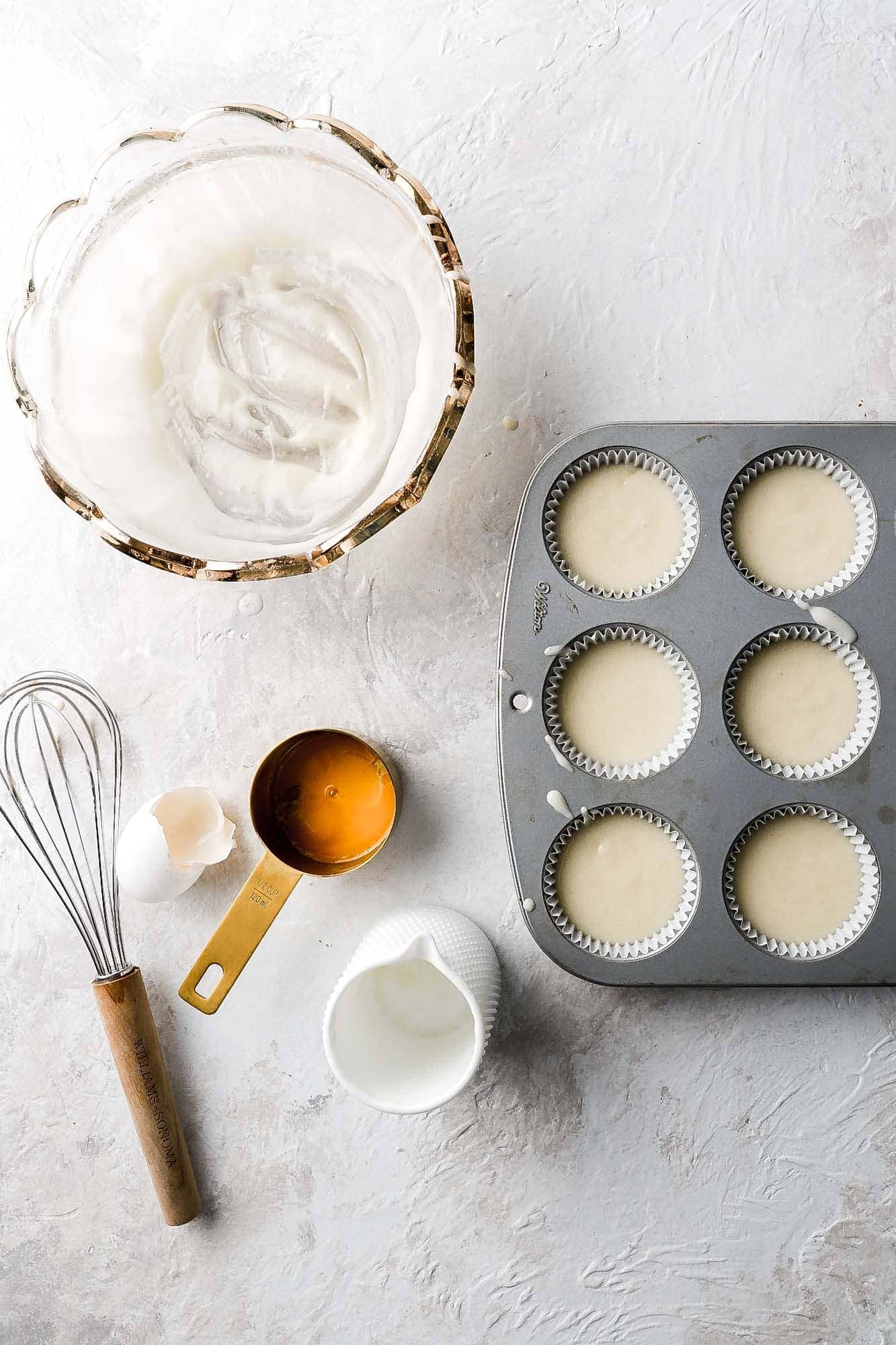 White Mini Muffin Baking Cups - Whisk