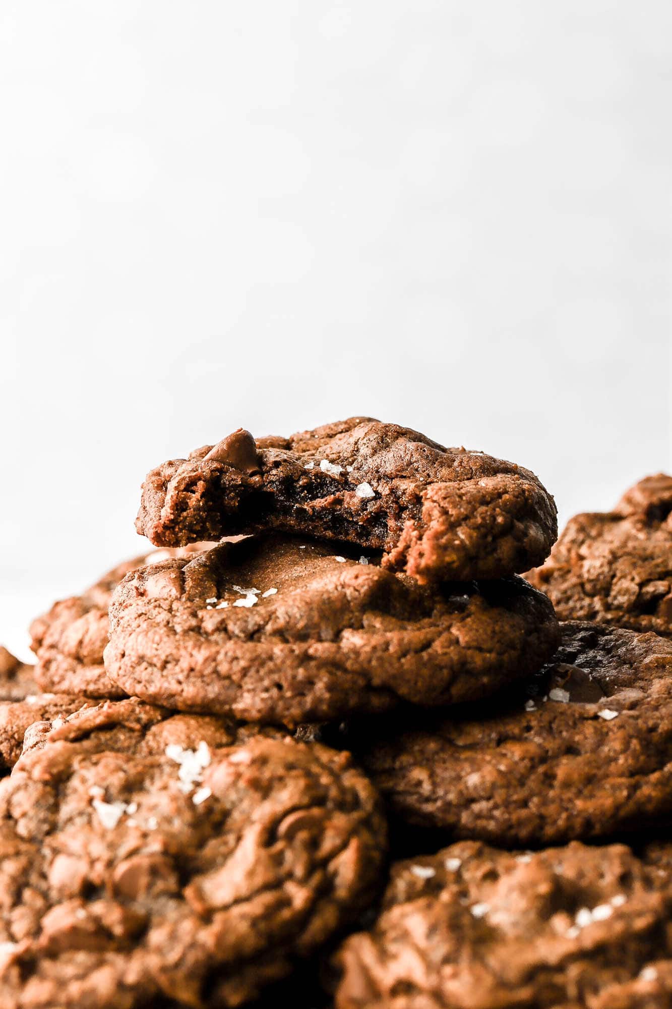 Double Chocolate Sable Cookies - Jaja Bakes 
