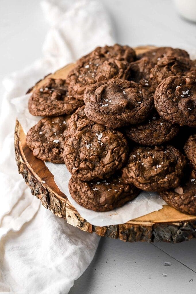 double chocolate chip cookies