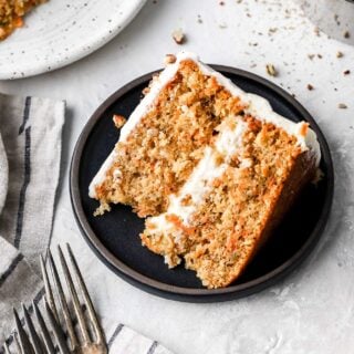 carrot cake with cream cheese frosting