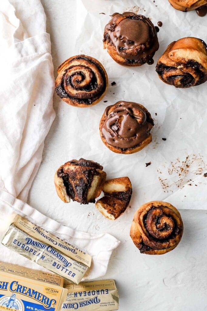 chocolate cinnamon rolls