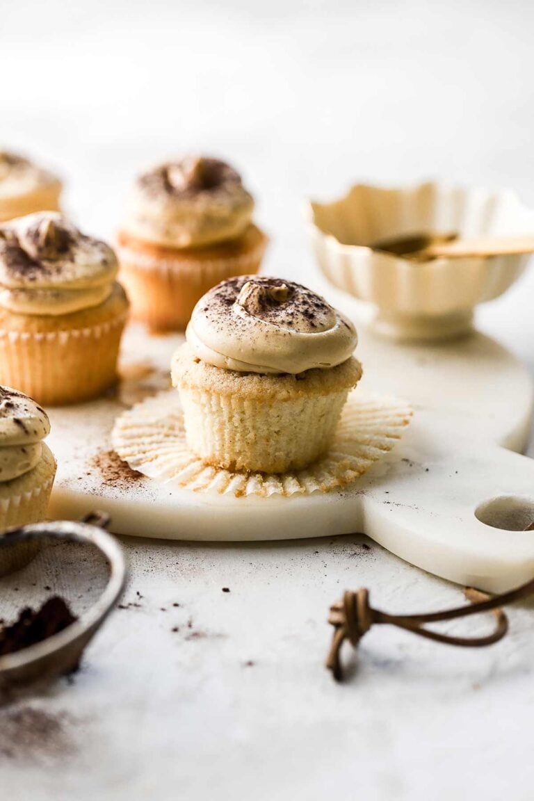 vanilla latte cupcakes