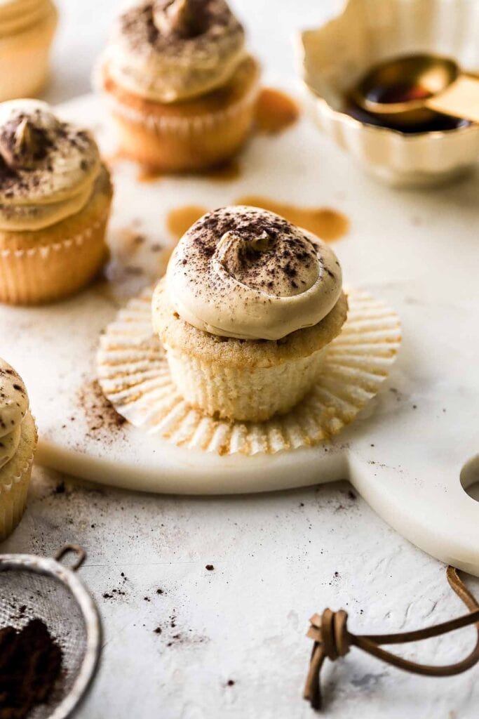 vanilla latte cupcakes