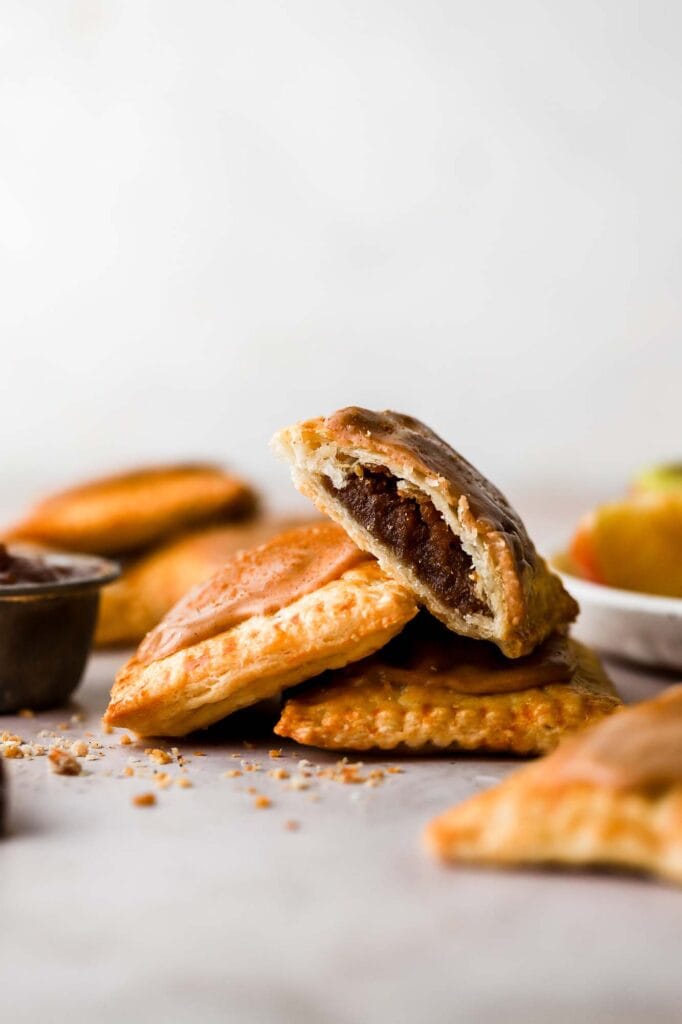 homemade pop tarts with apple butter filling