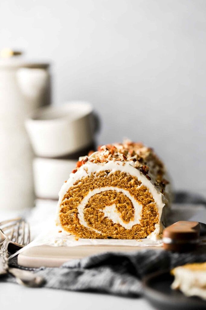 PUMPKIN ROLL RECIPE - Butter with a Side of Bread