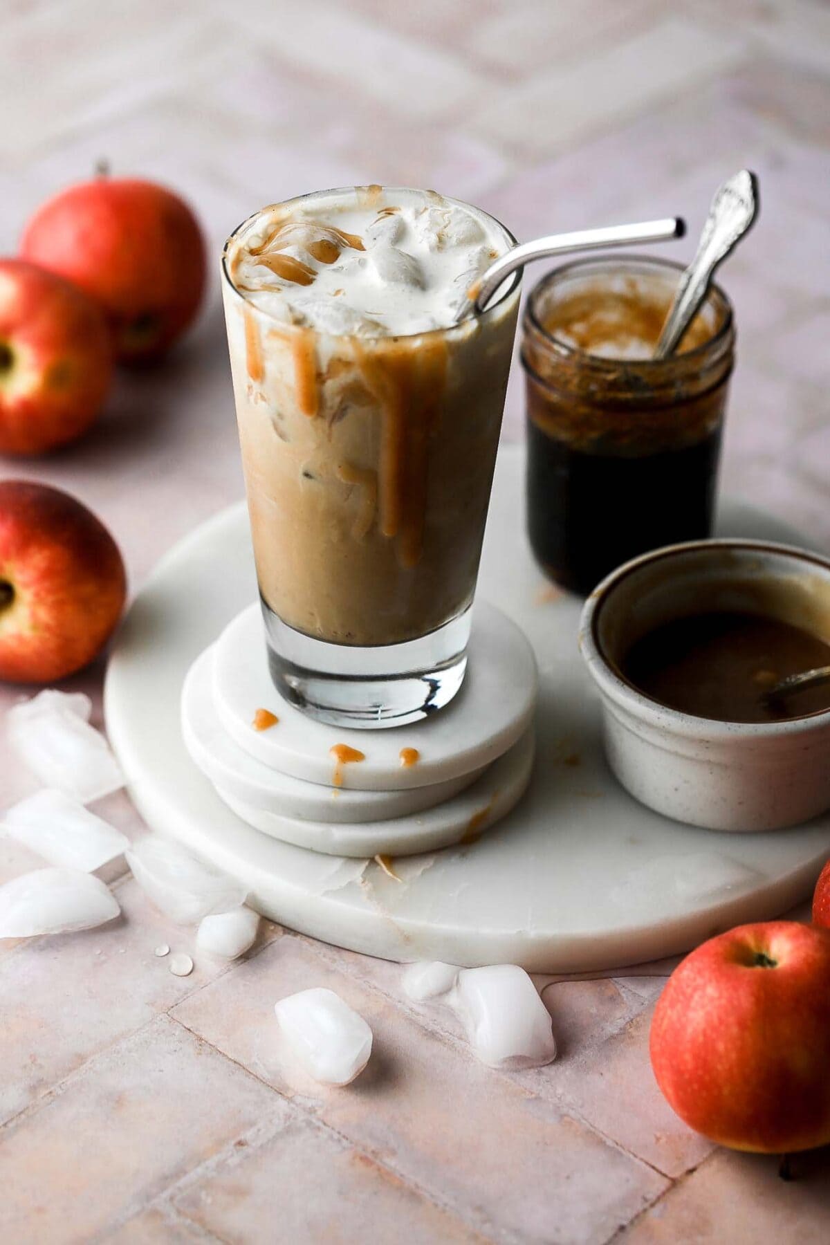 Iced Apple Crisp Macchiato Recipe Baran Bakery