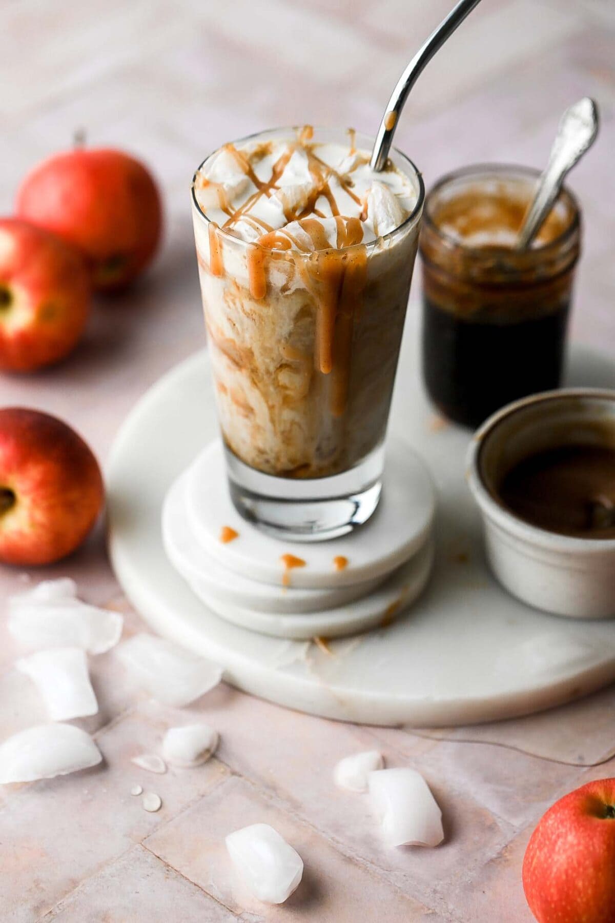 Iced Apple Crisp Macchiato Recipe Baran Bakery