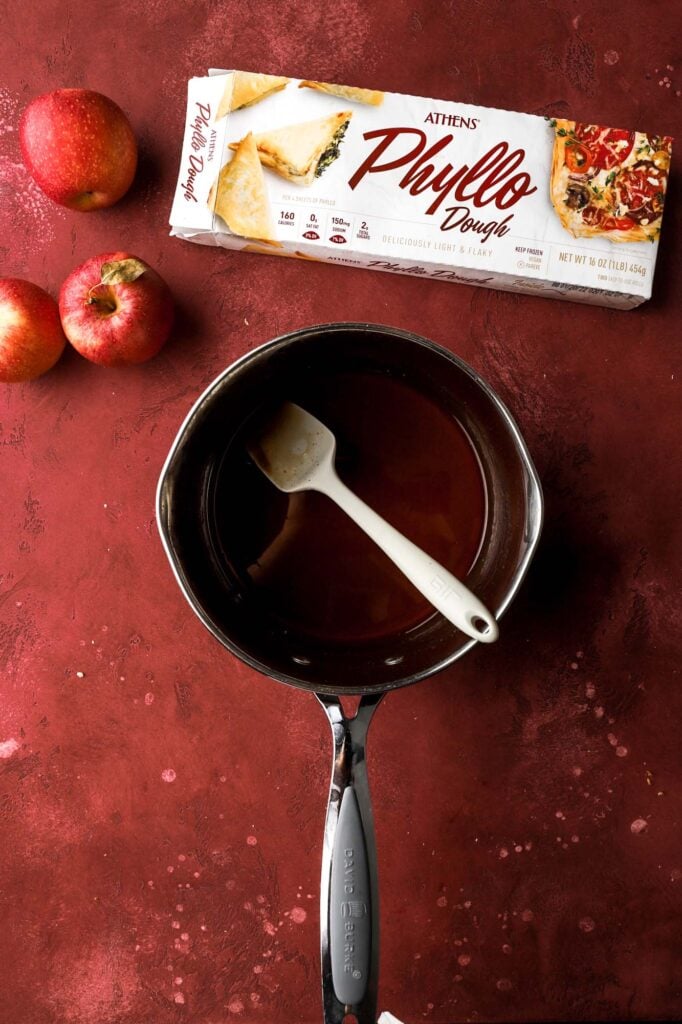 syrup using "apple cider" and sugar