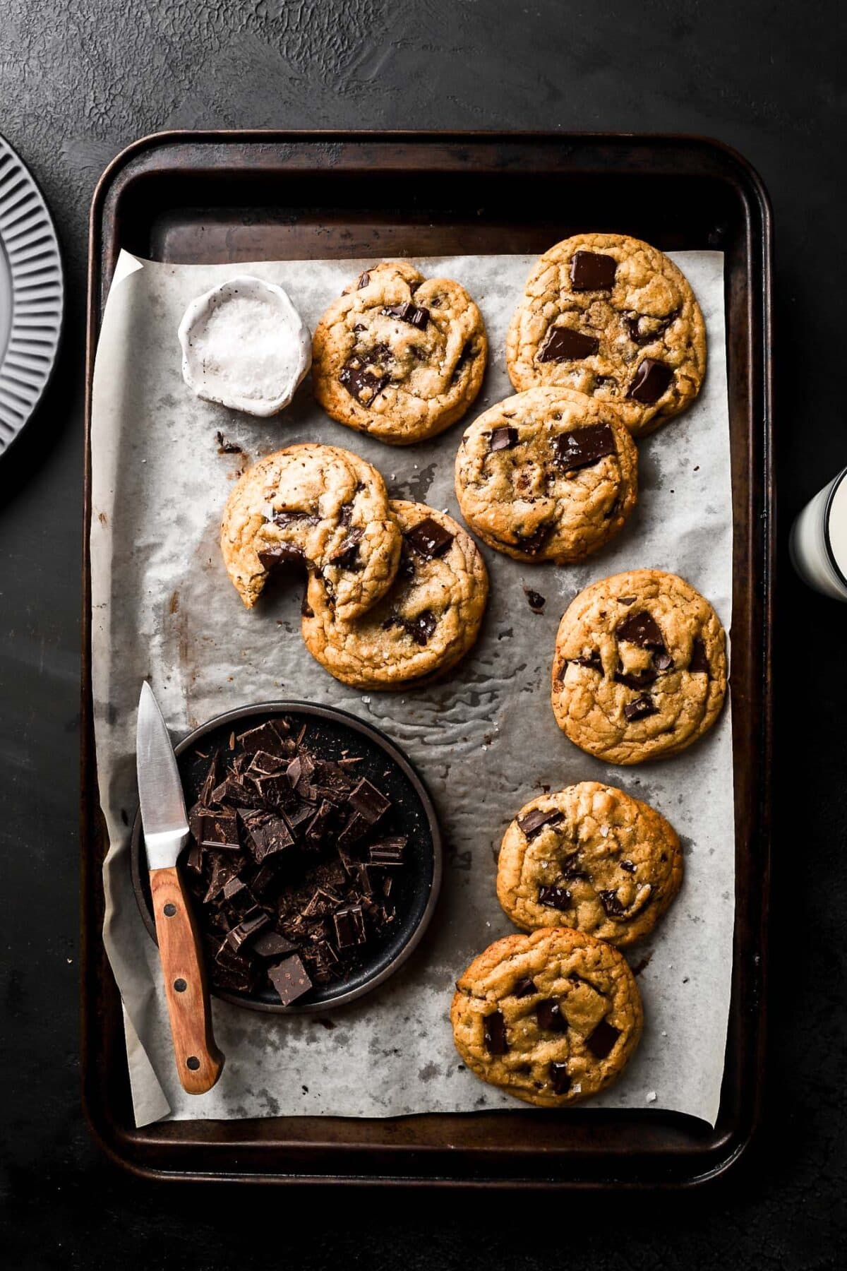 Small Batch Chocolate Chip Cookies - Baran Bakery