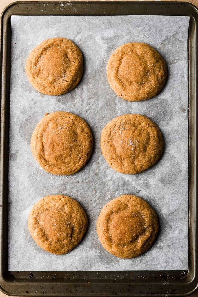 bake 6 per cookie sheet