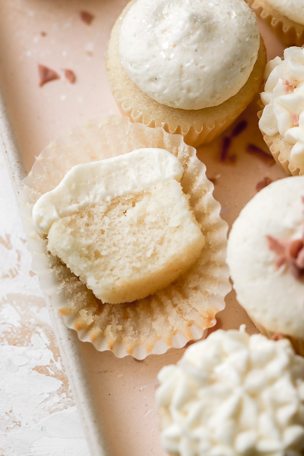 Mini-cupcakes à la vanille