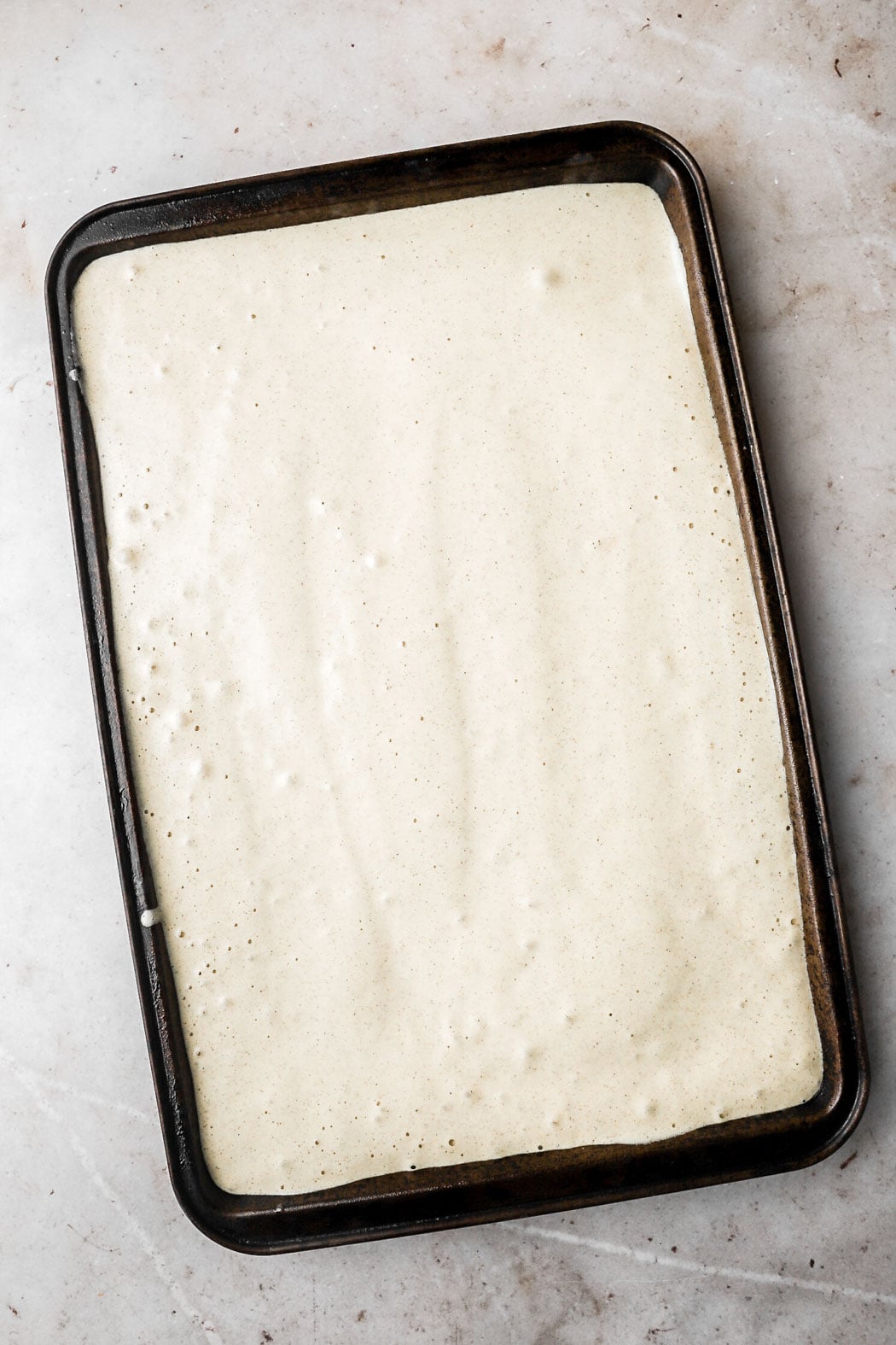 batter in prepared pan