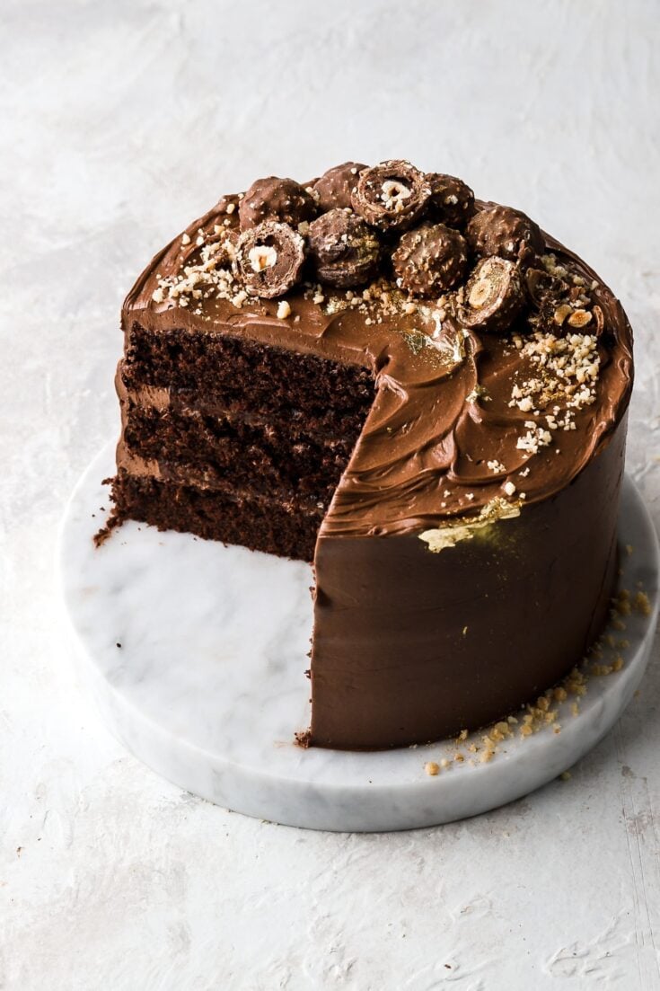 Baking: Giant Ferrero Rocher sweets and cake