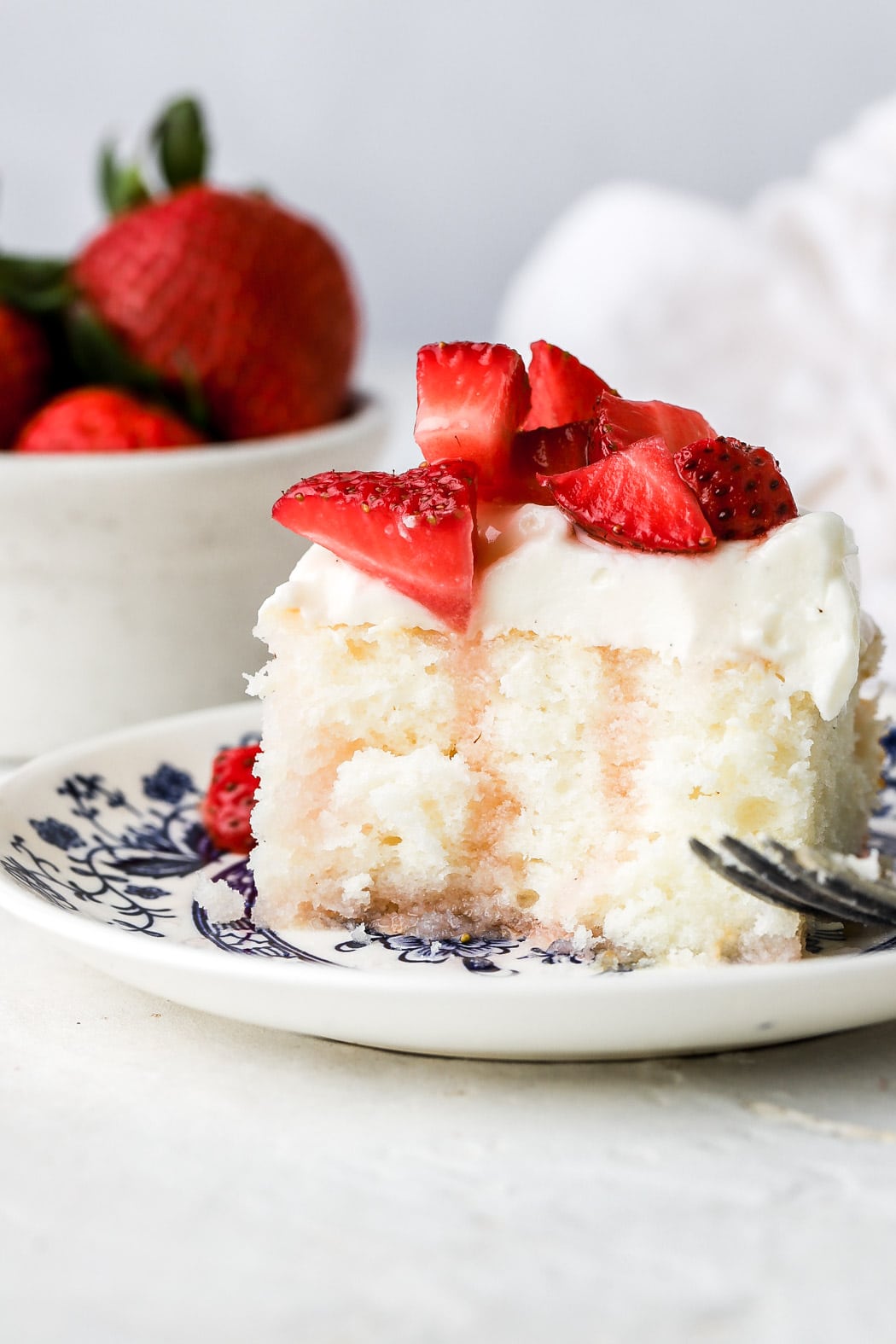 strawberry vanilla cake