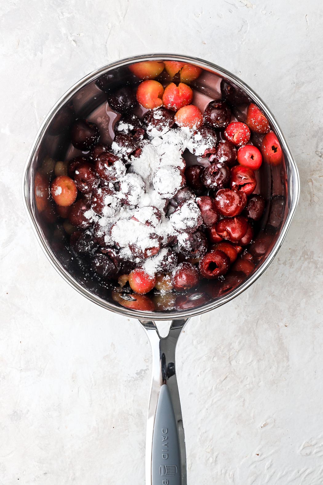 ingredients for cherry filling