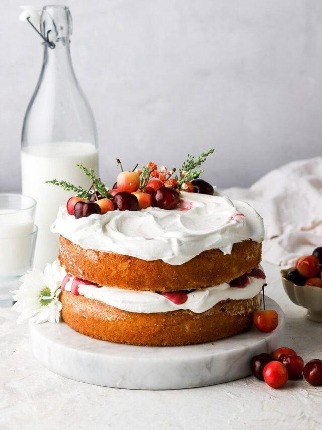 White Forest Cake