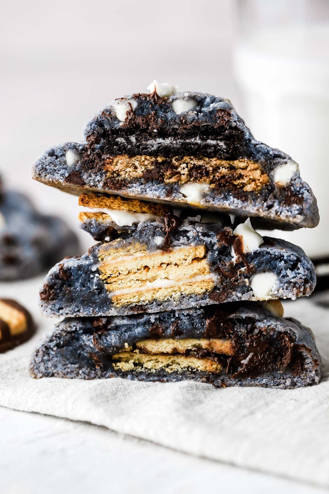 bakery-style monster cookies - Blue Bowl