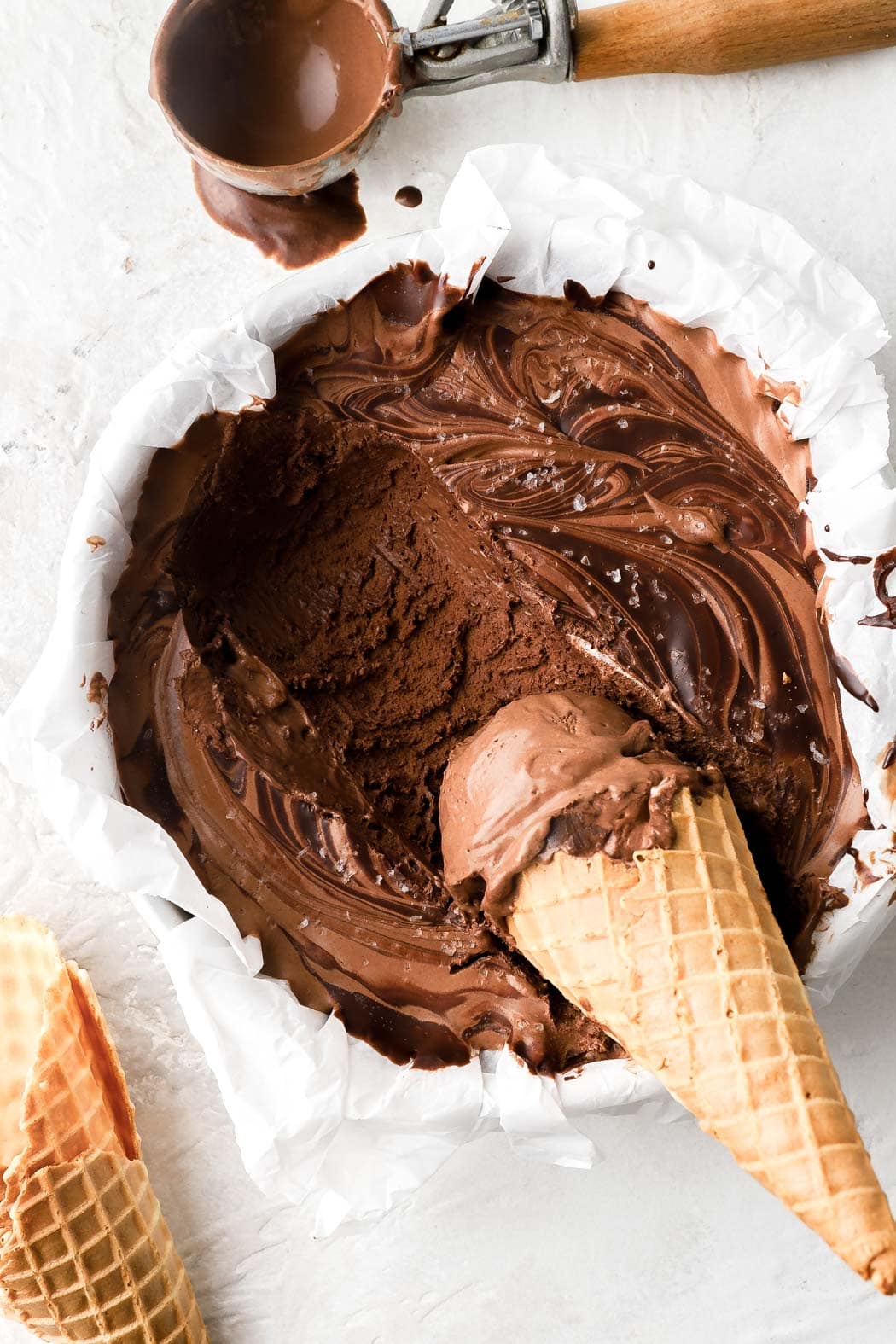 dark chocolate ice cream