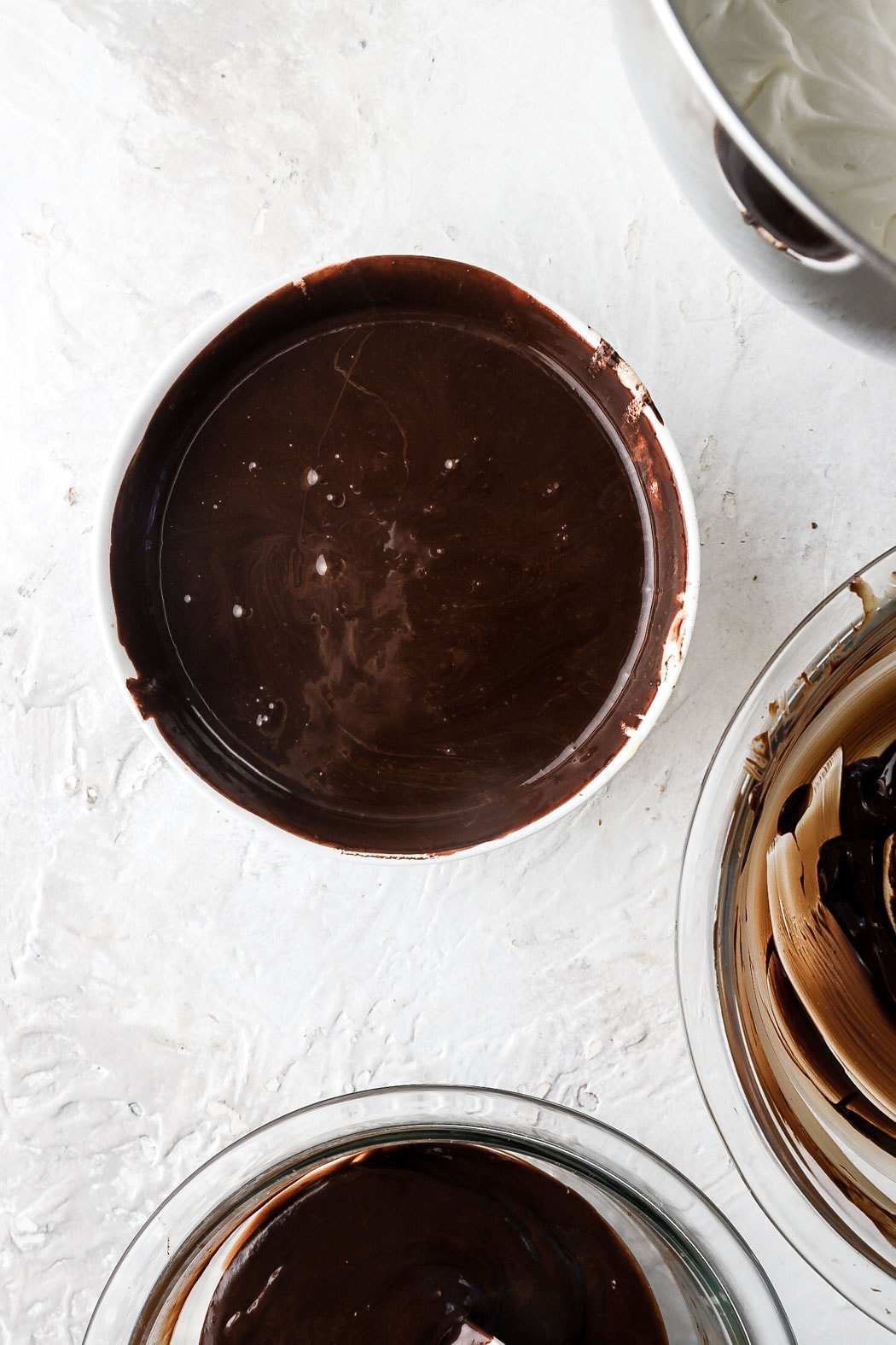 bloomed cocoa powder in hot coffee