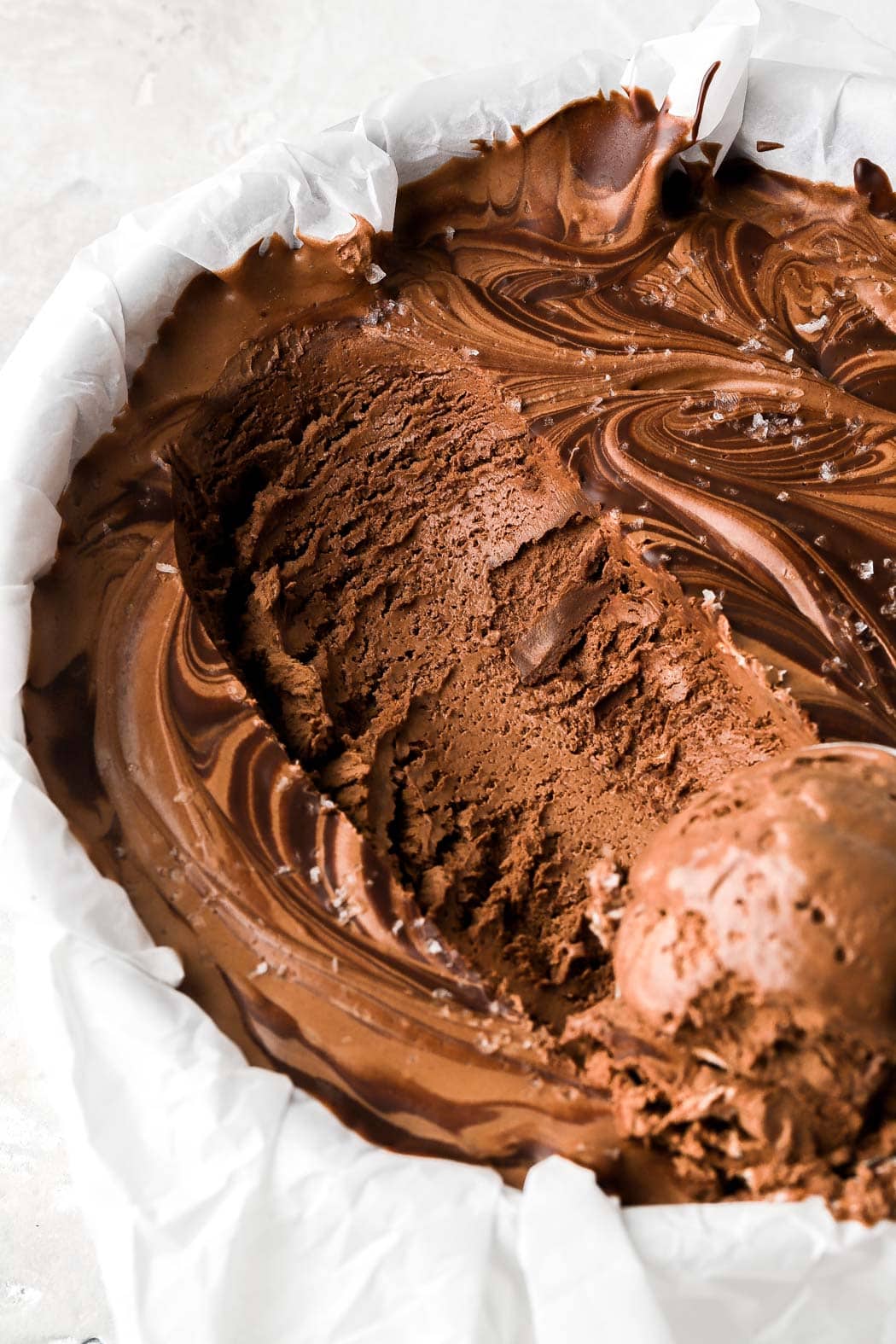 dark chocolate ice cream