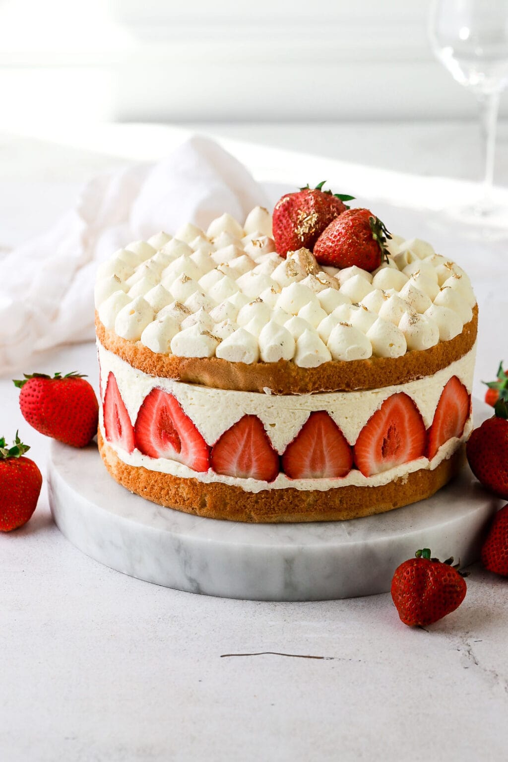 Fraisier Cake - Baran Bakery