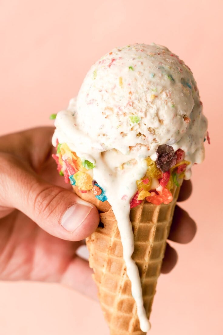 fruity pebbles ice cream