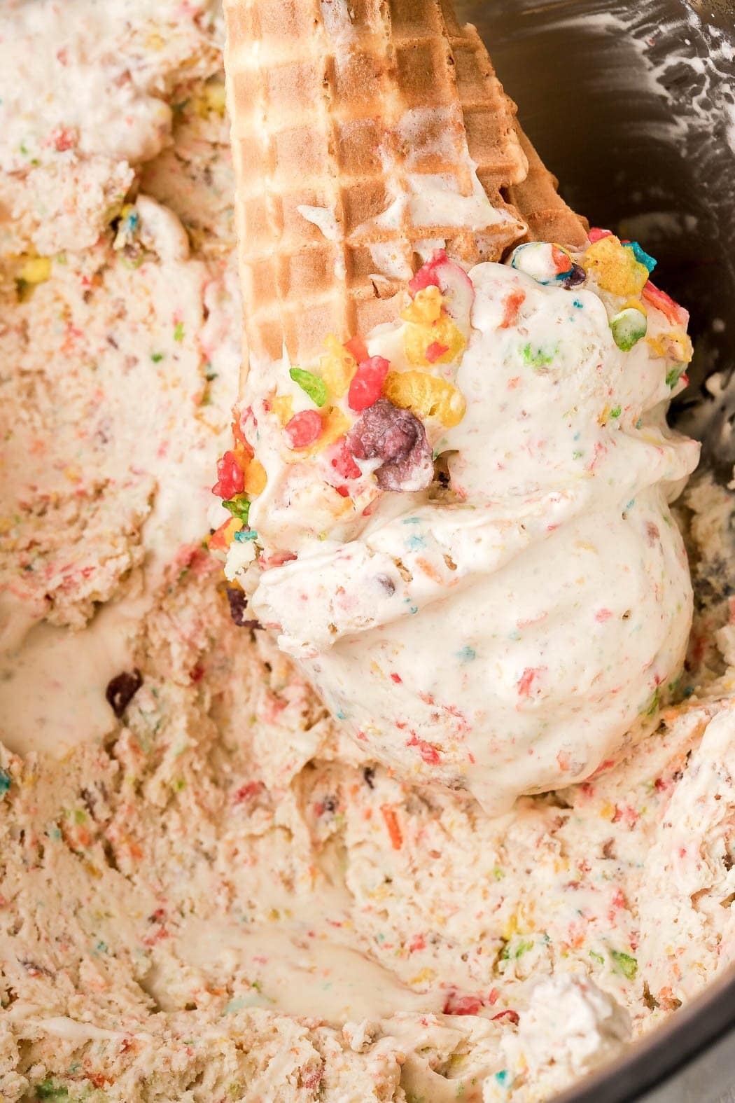 fruity pebbles ice cream