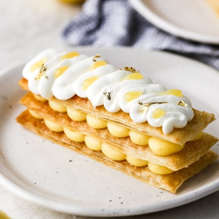 Tropical fruit mille-feuille recipe