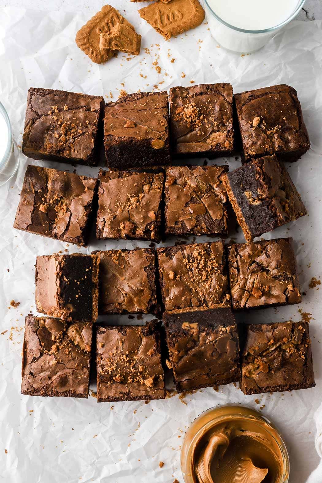 biscoff brownies